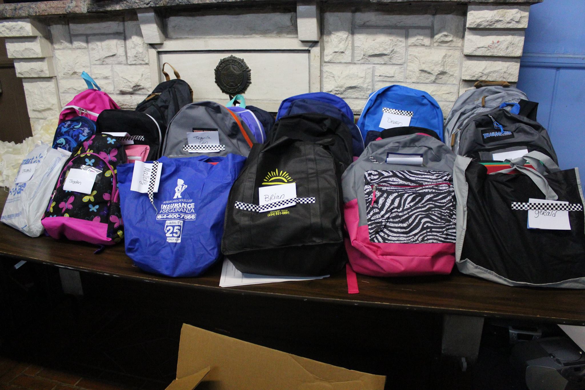 Backpack Give Away